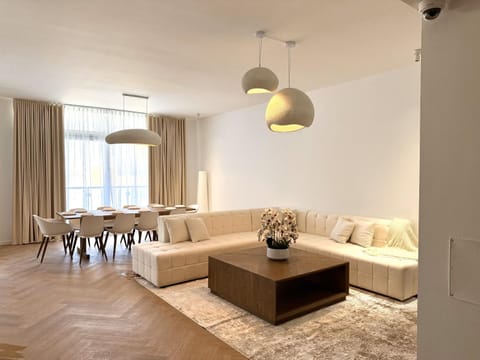 Living room, Seating area, Dining area