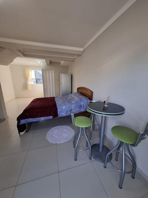 Bed, Seating area, Dining area, Bedroom