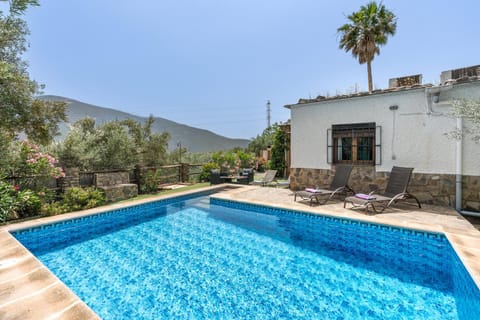 Property building, Living room, Swimming pool