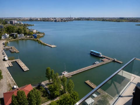 Day, Natural landscape, Bird's eye view, City view, Lake view