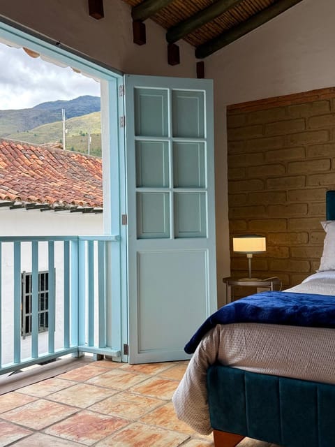 Bed, Natural landscape, Balcony/Terrace, Photo of the whole room, Bedroom, Mountain view