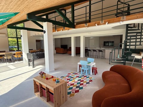 Children play ground, Living room, kitchen