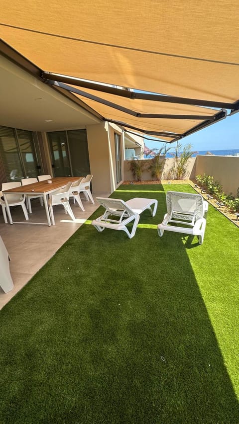 Patio, Day, Natural landscape, Garden, View (from property/room), sunbed