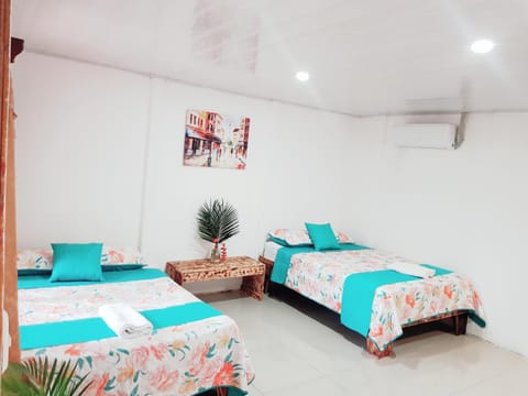Photo of the whole room, air conditioner