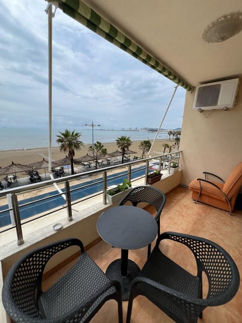 View (from property/room), Balcony/Terrace, Beach, Sea view