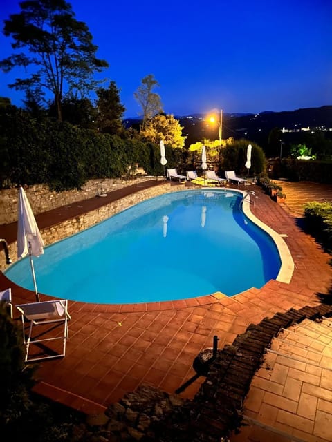 Pool view, Swimming pool, sunbed