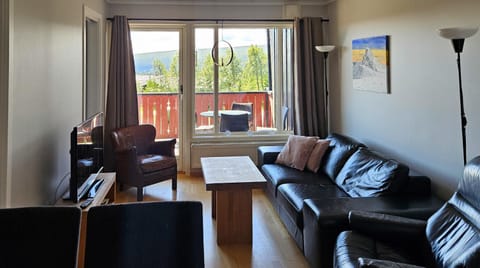 TV and multimedia, View (from property/room), Living room, Seating area, Dining area, Mountain view