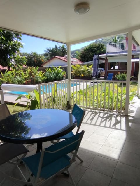 Patio, Day, Garden, Dining area, Garden view, Pool view, Swimming pool