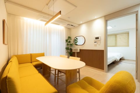 Living room, Photo of the whole room, Seating area, Dining area, air conditioner
