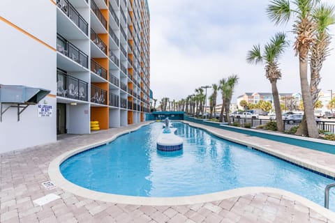 Property building, Pool view