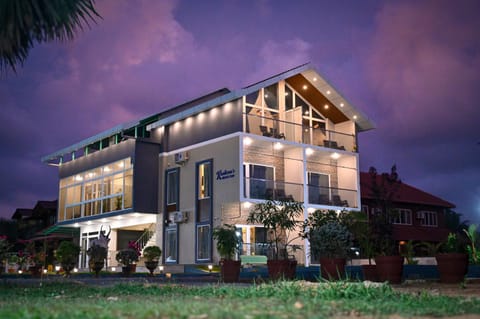 Property building, Garden view