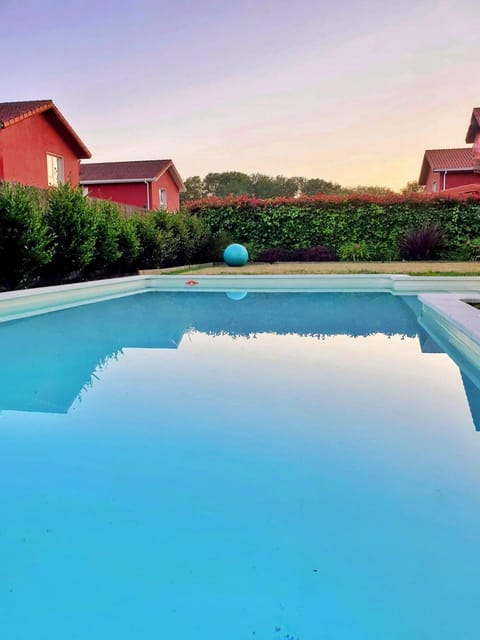 Pool view, Swimming pool, Sunset