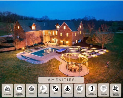 Heated Pool, Hot Tub, Mini Golf, Theater-Sleeps 28 House in Frankfort