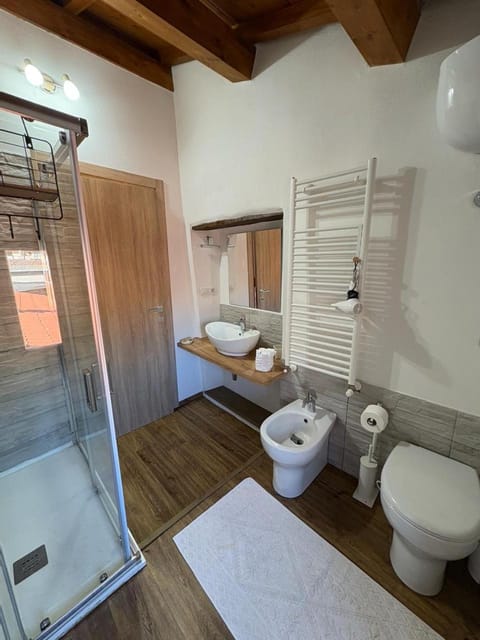 Shower, Toilet, Bathroom, bidet, towels