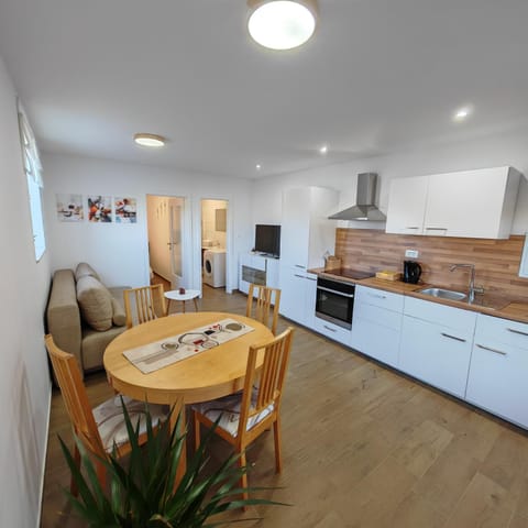 Kitchen or kitchenette, Living room, Dining area
