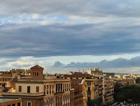 Nearby landmark, Natural landscape, City view, Landmark view