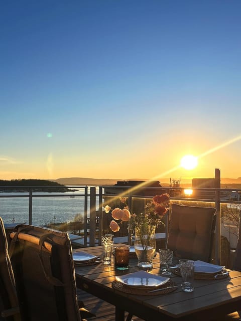 View (from property/room), Balcony/Terrace, Balcony/Terrace, Sea view, Sunset