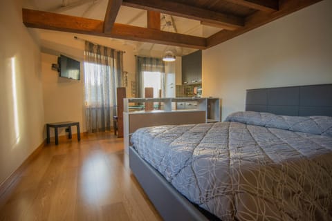 Bed, TV and multimedia, Photo of the whole room, Bedroom