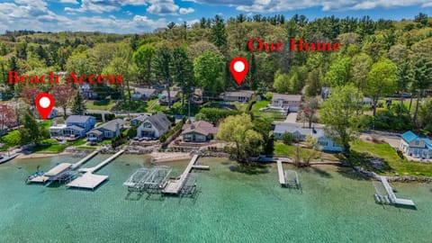 Beautiful Torch Lake House with Beach Access home House in Torch Lake
