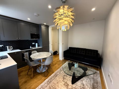 Kitchen or kitchenette, Living room, Photo of the whole room, Seating area, Dining area