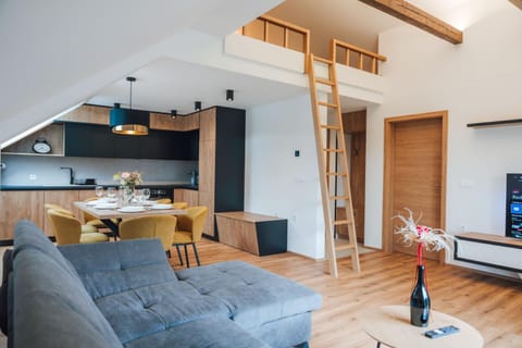 Bed, Kitchen or kitchenette, Living room, Dining area, Bedroom, internet, kitchen, air conditioner