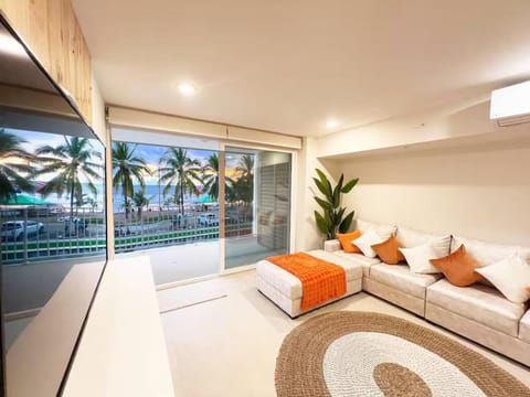 TV and multimedia, Living room, Seating area, Pool view, Sea view, Sea view