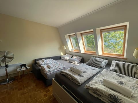 Bed, Living room, Photo of the whole room, Seating area, Bedroom