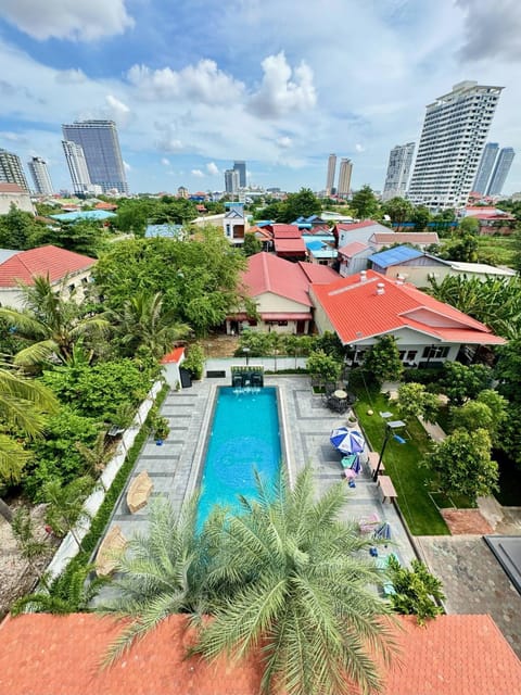 Natural landscape, Pool view, Swimming pool