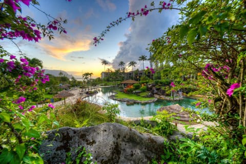 Ocean and Mountain Views Hanalei Bay Resort House in Princeville