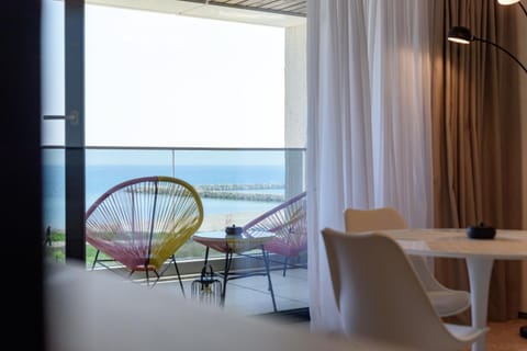 Natural landscape, Living room, Dining area, Sea view