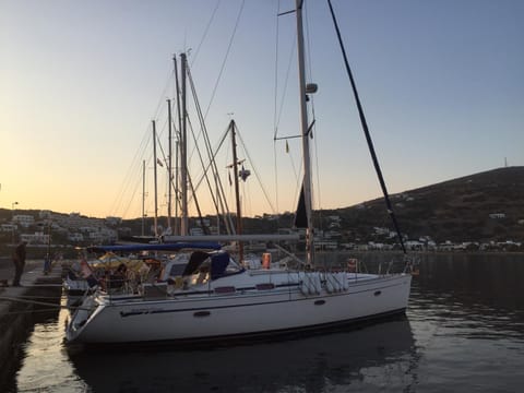 S Y Majeasca Docked boat in Kavala
