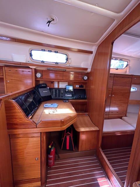 S Y Majeasca Docked boat in Kavala