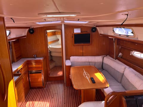 S Y Majeasca Docked boat in Kavala