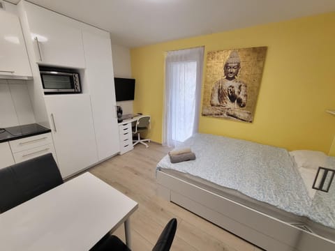 City Center Zurich Downtown Studio with Balcony Erlach - Self Checkin Apartment in Zurich City