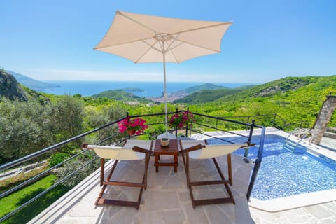 Day, Natural landscape, View (from property/room), Sea view, Swimming pool, sunbed