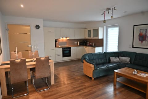 Kitchen or kitchenette, Living room, Dining area