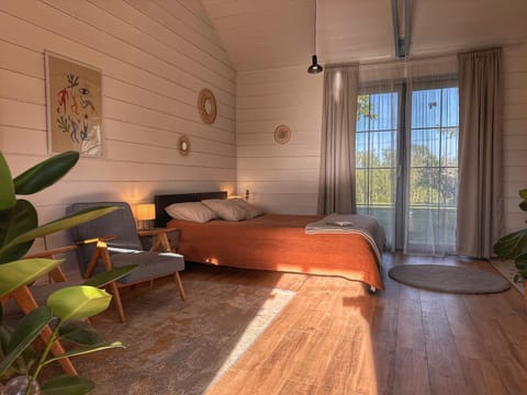 Bed, Living room, Photo of the whole room