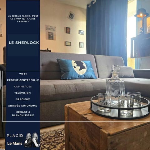 Le Sherlock Apartment in Le Mans