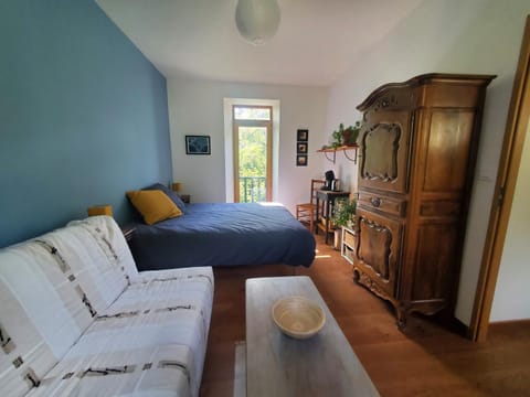 Bed, Photo of the whole room, Seating area, Bedroom, Garden view, wardrobe