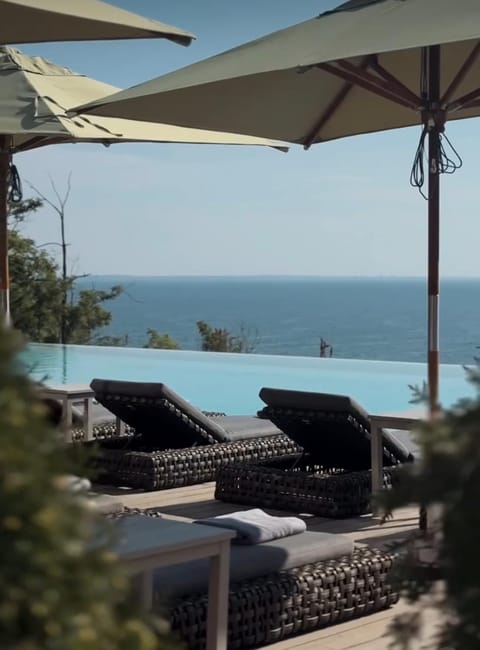 Day, Pool view, Sea view, Swimming pool