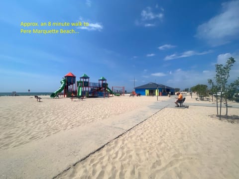 Natural landscape, Children play ground, Beach, Lake view