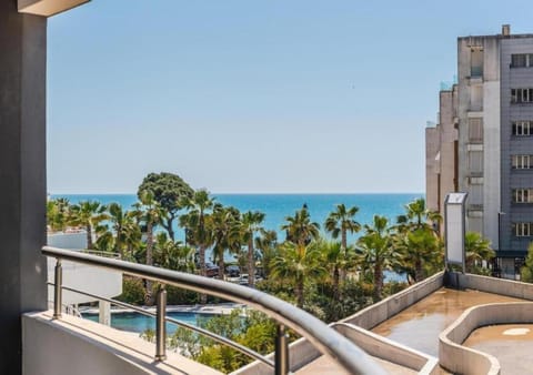Property building, Day, View (from property/room), Balcony/Terrace, Sea view, Swimming pool