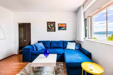Living room, Seating area, Sea view