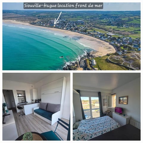 Studio Siouville-Hague à côté école de surf Apartment in Normandy