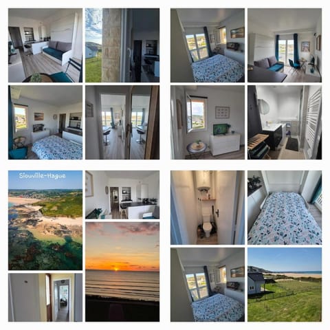 Studio Siouville-Hague à côté école de surf Apartment in Normandy