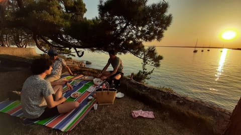 People, Sea view, Sunset, group of guests