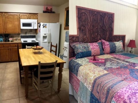 Kitchen or kitchenette, Dining area, Bedroom