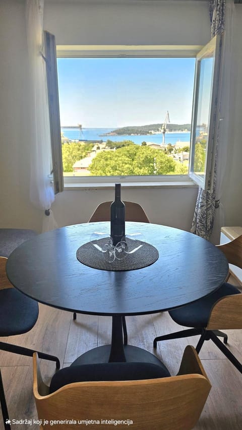Living room, Seating area, Dining area, Sea view