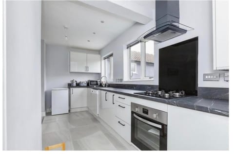 Kitchen or kitchenette, minibar, oven, stove