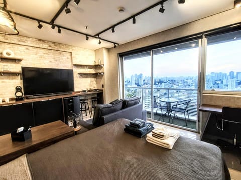 Bed, TV and multimedia, Living room, Photo of the whole room, Dining area, Bedroom, towels